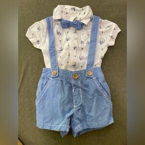 Gymboree Baby Boy Dressy Peter Rabbit 3-piece Outfit 0-3m